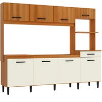 Cozinha Compacta 8 Portas 1 Gaveta Casamia Hortênsia - 598