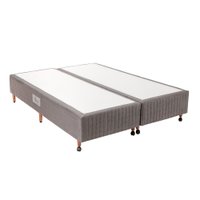 Base Para Cama Box Queen Bipartido Castor New Tecnopedic 158x198