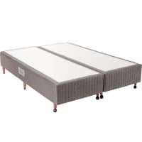 Base Para Cama Box King Bipartido Castor New Tecnopedic 193x203