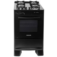 Fogão a Gás 4 Bocas Suggar Neo Glass, 4 Queimadores, Bivolt, Preto