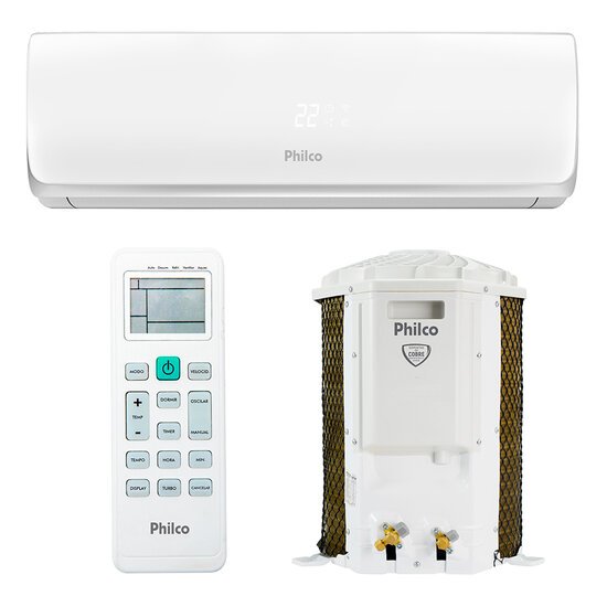 Ar-Condicionado Split 9000 BTUs Philco, Quente e Frio - PAS9QT