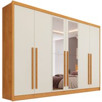 Guarda-Roupa 6 Portas 6 Gavetas Com Espelho Mademarcs Valencia