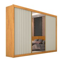 Guarda-Roupa 3 Portas Com Espelho Mademarcs Athenas