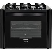 Fogão de Embutir 5 Bocas Fischer Gran Cheff com Forno Elétrico Tripla Chama