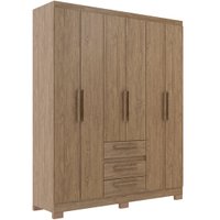 Guarda-Roupa 6 Portas 3 Gavetas Decibal - RP3636