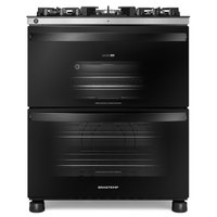 Fogão 5 Bocas Duplo Forno Brastemp com Tecnologia Air Fryer Pro - BFD5LAE