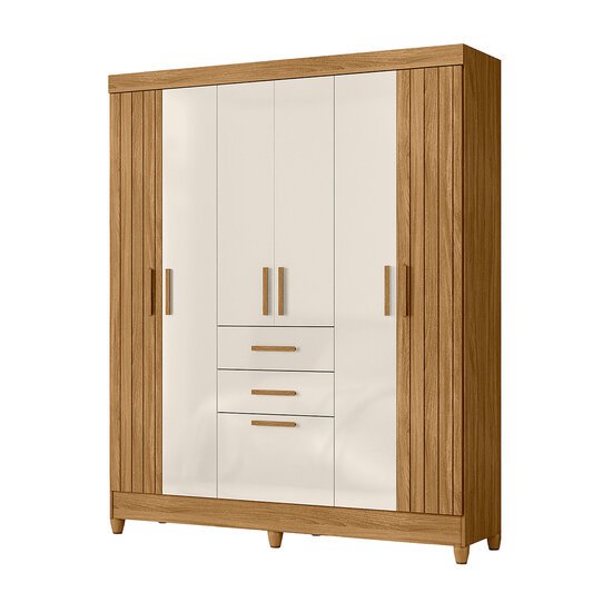 Guarda-Roupa 6 Portas 3 Gavetas Moval Malta