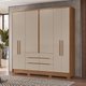 Guarda-Roupa 6 Portas 6 Gavetas Moval San Francisco