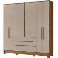 Guarda-Roupa 6 Portas 6 Gavetas Moval San Francisco