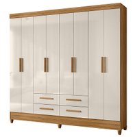 Guarda-Roupa 8 Portas 4 Gavetas Moval Flórida