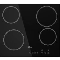 Cooktop Elétrico 4 Bocas Fischer, com Touch Screen, Vitrocerâmica - 30006
