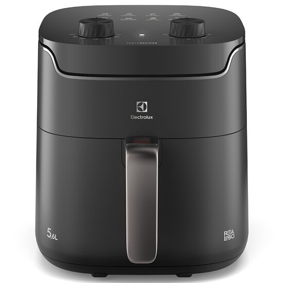 Fritadeira Air Fryer Electrolux por Rita Lobo, 5,6 Litros, Cinza, 1400 W - EAF40