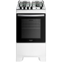 Fogão a Gás 4 Bocas Dako Novo Supreme com Mesa Inox, Bivolt, Branco