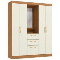 Guarda-Roupa 5 Portas 4 Gavetas Kappesberg Capelinha - R591