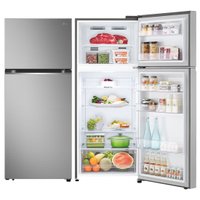 Geladeira 2 Portas 375 Litros LG Frost Free Inverter Inox Look A+++ - GN-B372PFM