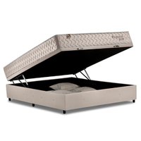 Conjunto Cama Box Casal de Molas Sono Design Ragazzi 138x188