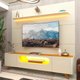Painel para TV até 85'' Royal + Rack Nobre com LED Gelius, MDF