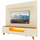 Painel para TV até 85'' Royal + Rack Nobre com LED Gelius, MDF