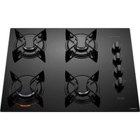 Cooktop a Gás 4 Bocas Atlas U.Top, Mesa de Vidro
