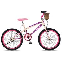 Bicicleta Colli Jully, Aro 20, Freio V-Brake, Bege