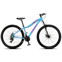 Bicicleta Colli Saphira, Aro 29, Freio a Disco, 21 velocidades, Quadro 15,5 Azul