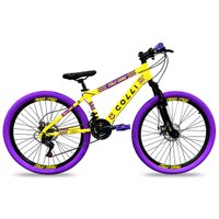 Bicicleta Colli Grau, Aro 26, Freio a Disco, Quadro 13,5'', Amarelo