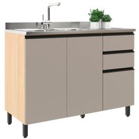 Balcão para Pia 120 cm Móveis Sul Andria - 5596