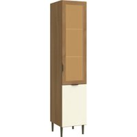 Paneleiro 40 cm 2 Portas com Vidro Casamia Ibiza - 4329