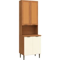 Cristaleira 4 Portas com Vidro Casamia Ibiza - 4306