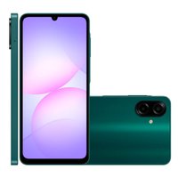 Smartphone Samsung A07 256 GB, Câmera 50 MP + 2 MP, 4G, Verde - A075M