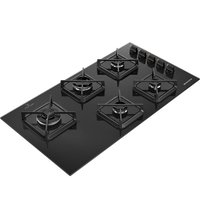 Cooktop 5 Bocas a Gás Brastemp, Super Chama Lateral - BDS85AE