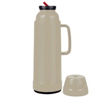 Garrafa Térmica Mor Use Flip, 1 Litro, Bege