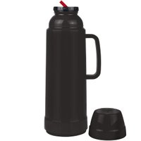 Garrafa Térmica Mor Use Flip, 1 Litro, Preto