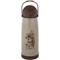 Garrafa Térmica de Pressão Mor Farroupilha, 1,9 Litros, Bege