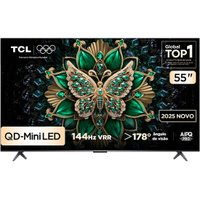 Smart TV TCL 55'' AI, 4K UHD, QLED Mini LED, Android TV - 55C6K