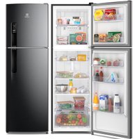 Geladeira Electrolux 400 Litros, Frost Free, AutoSense, Black Inox Look - TF44B