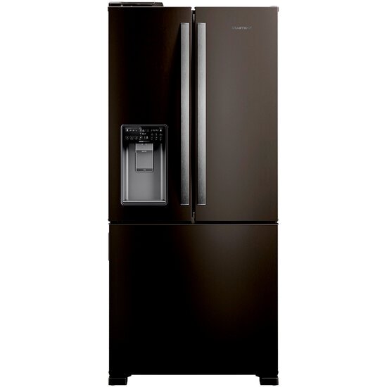 Geladeira/refrigerador 544 Litros 3 Portas Preto - Brastemp - 110v - Brh85meana