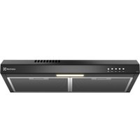 Depurador de Ar Electrolux 60 cm, Luz LED e Filtragem Dupla, Preto - DE6SB