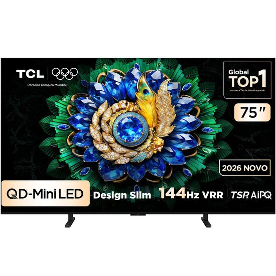 Smart TV TCL 75'', 4K UHD, Mini LED, Google TV - 75A400M